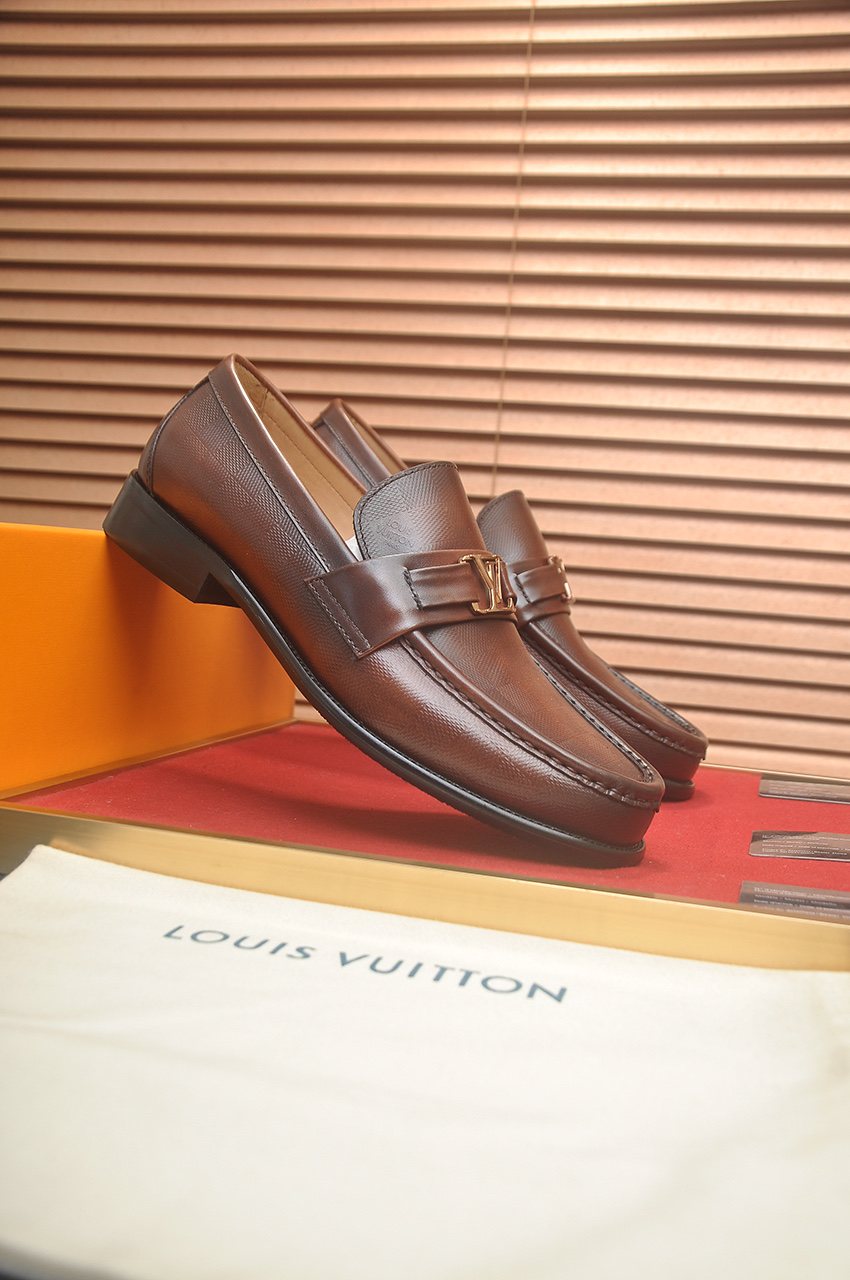 Louis Vuitton Checkerboard Buckle Loafers